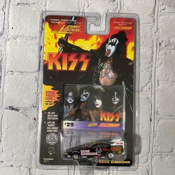 💙NIB Gene Simmons KISS Die Cast Car & Photo Card - Picture 1 of 3